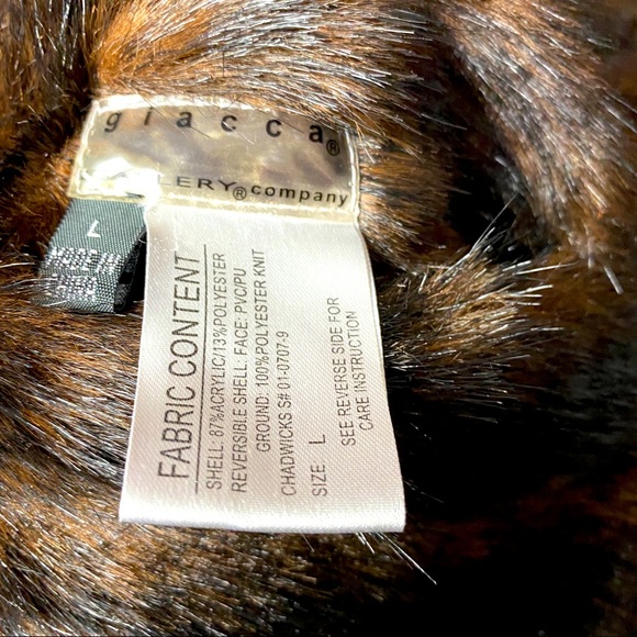 Giacca Gallery Company Reversible Fur Vest - Picture 6 of 12